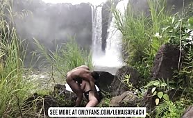 Busty Chick Finds A Cock Even In A Wild Forest