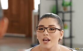 Huge Facial For Super Sexy Brunette Doll With Glasses Huge Facial For Super Sexy Brunette Doll With Glasses